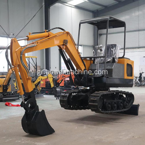 Μηχανήματα κατασκευής Mini Excavator 1,5 Ton με διπλό κύλινδρο σε καλή τιμή